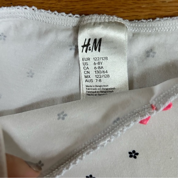 H&M Girls size 6-8 years camisole undershirt - Picture 2 of 2